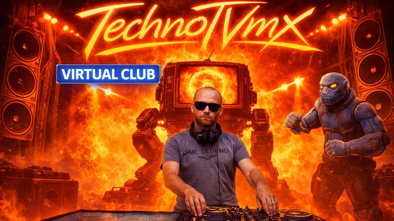 TechnoTVmx Broadcast #103 | Tribal Hypnotic Techno DJ Set @djbergamotte 🎧game engine powered DJ🎧